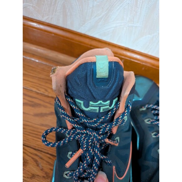 2013 Nike Lebron 11 XI Akron Vs Miami Men’s Basketball Shoes 616175-400 SZ 13 - Picture 5 of 9